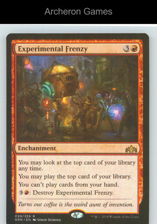 Experimental Frenzy GRN 99 R MTG Card NM/EX+