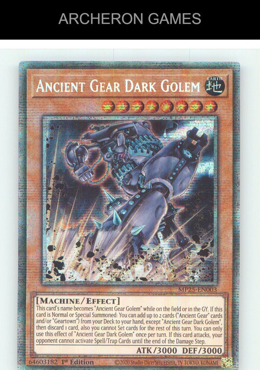 Ancient Gear Dark Golem Starlight Rare YUGIOH Card 1st Edition