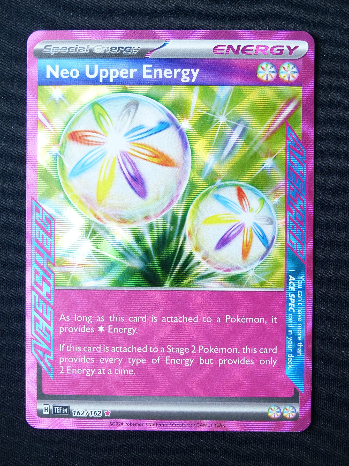 Neo Upper Energy 162/162 Textured Holo Ace Spec - Pokemon Card #5TK