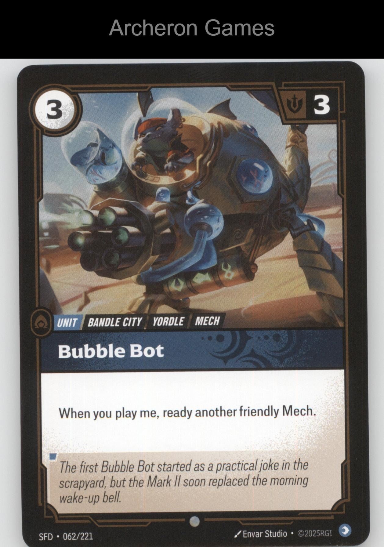 Bubble Bot SFD 062/221 C  Card Spiritforged