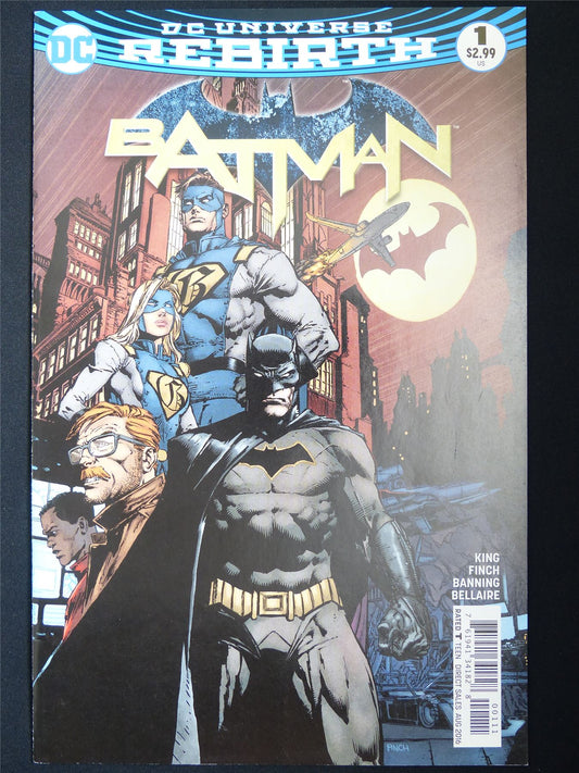 BATMAN #1 Rebirth - DC Comic #676