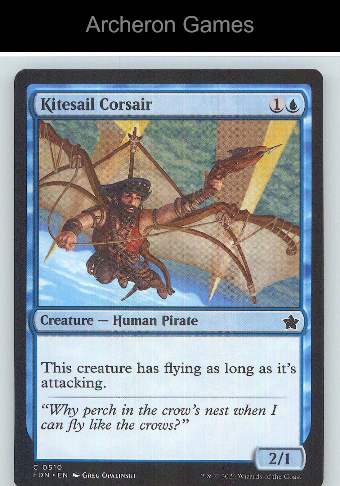 Kitesail Corsair FDN 510 C MTG Card NM/EX+