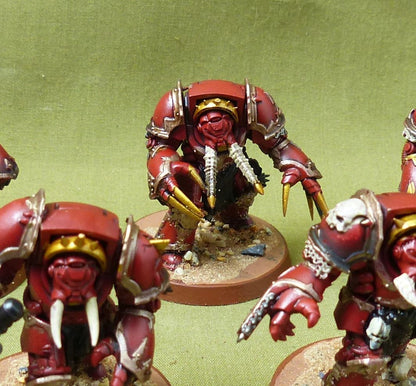 Khorne Terminator Squad painted - Chaos Space Marines - Warhammer 40K #4HJ