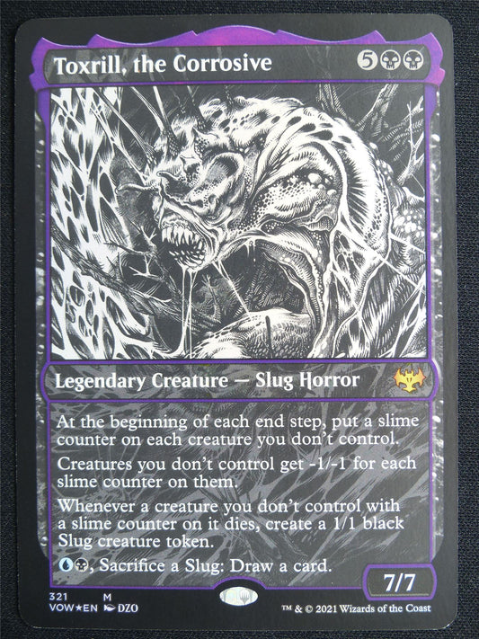 Toxrill the Corrosive Showcase Foil - VOW - Mtg Card #4K6
