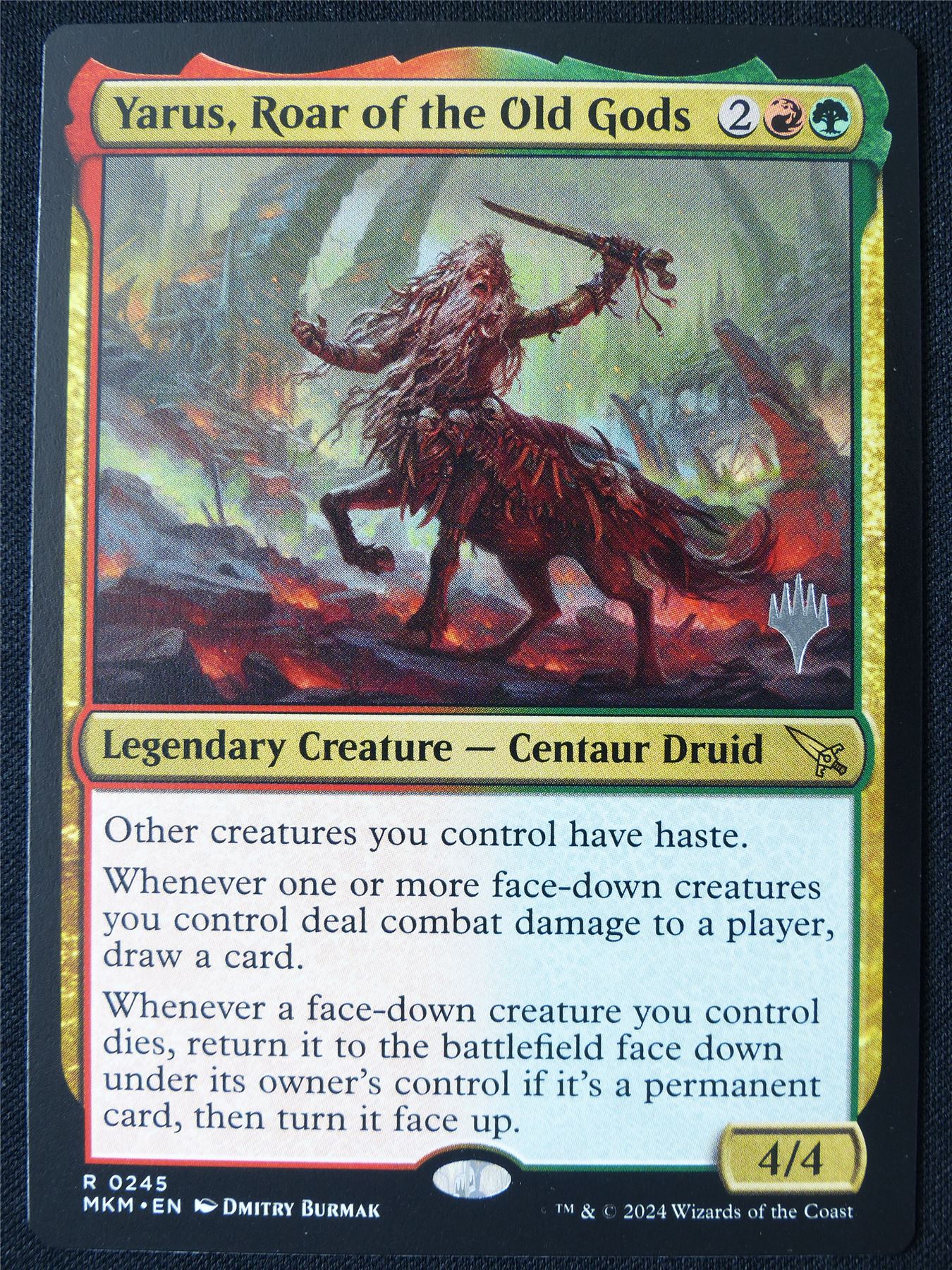 Yarus Roar of the Old Gods Promo stamped - MKM - Mtg Card #1LI