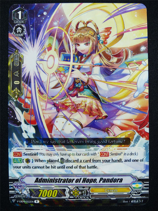 Administrator of Hope Pandora V-EB04 R - Vanguard Card #24J