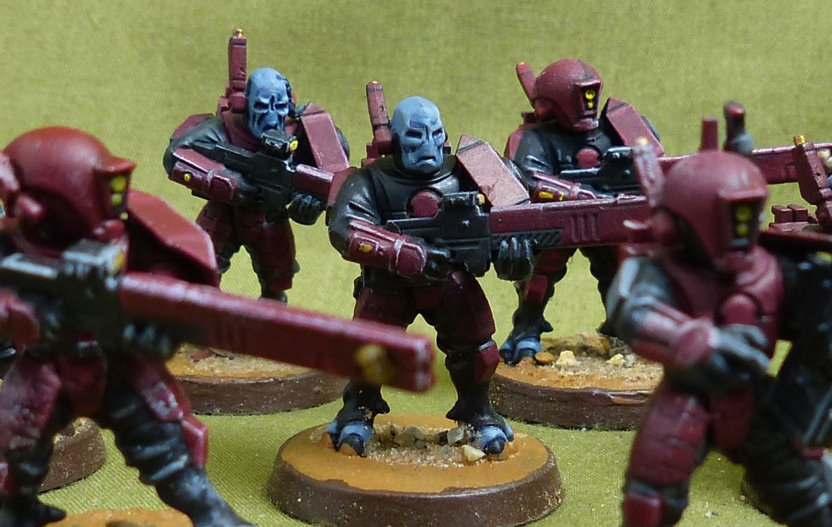 Fire Warriors Strike Team painted - Tau Empire - Warhammer 40K #41F