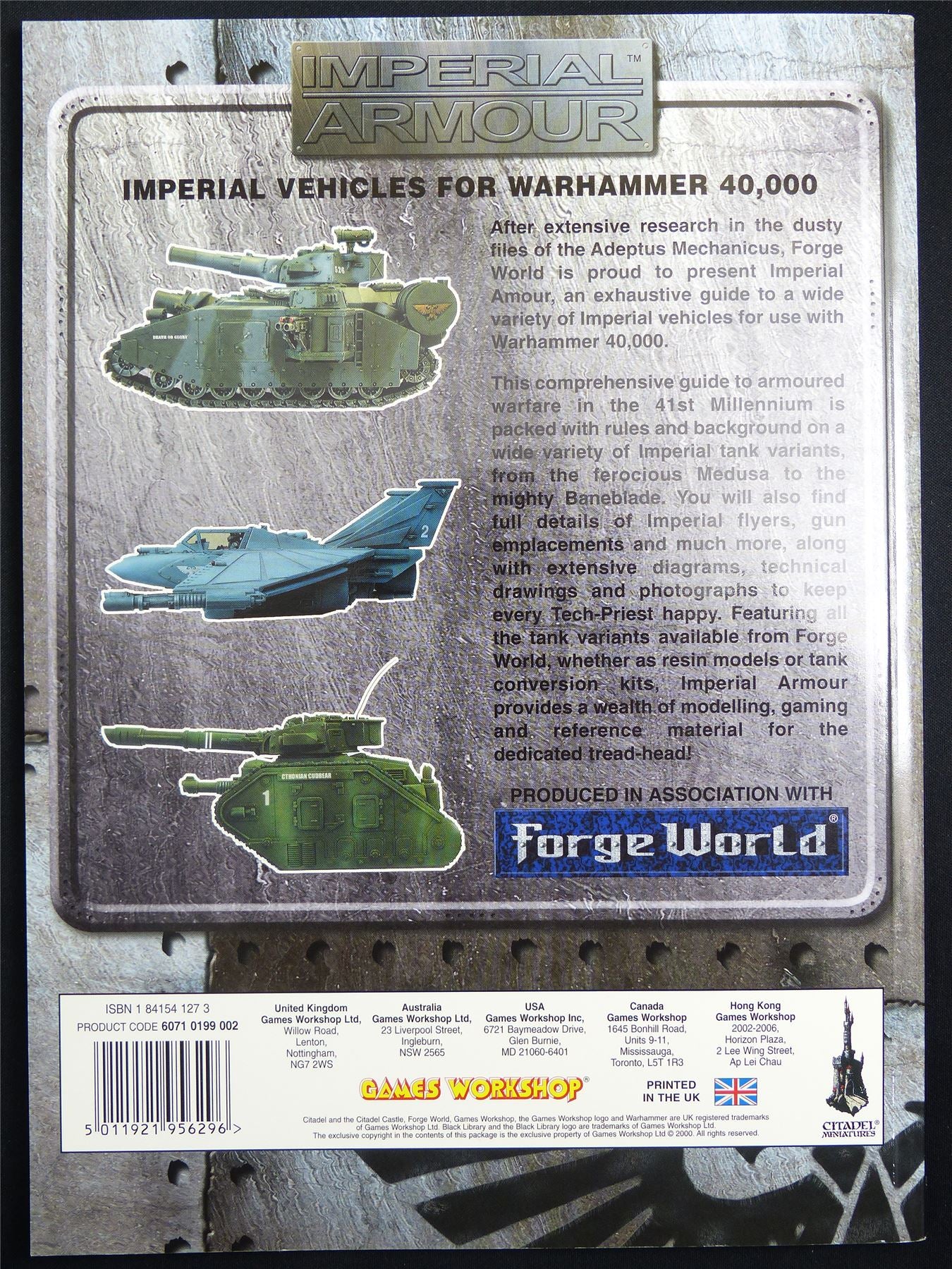 Imperial Armour: Imperial Vehicles Codex Softback - Warhammer 40K#1OK