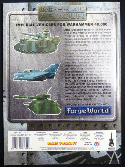 Imperial Armour: Imperial Vehicles Codex Softback - Warhammer 40K#1OK