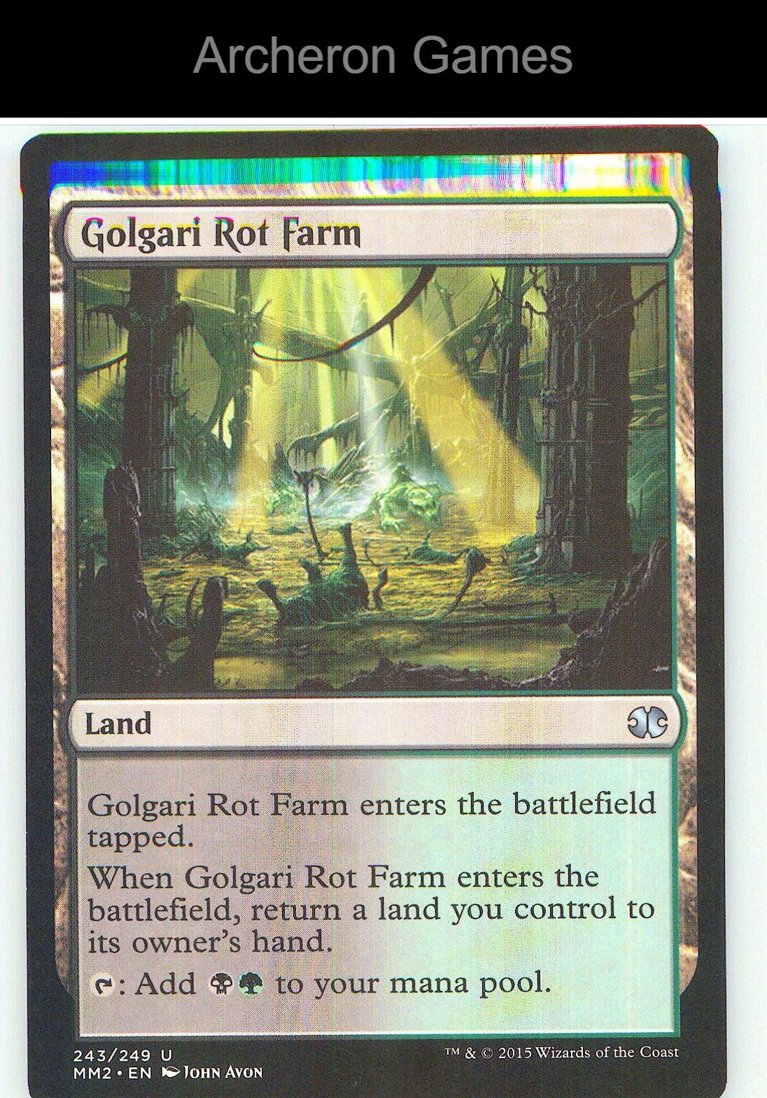 Golgari Rot Farm MM2 243 UC MTG Card NM/EX+