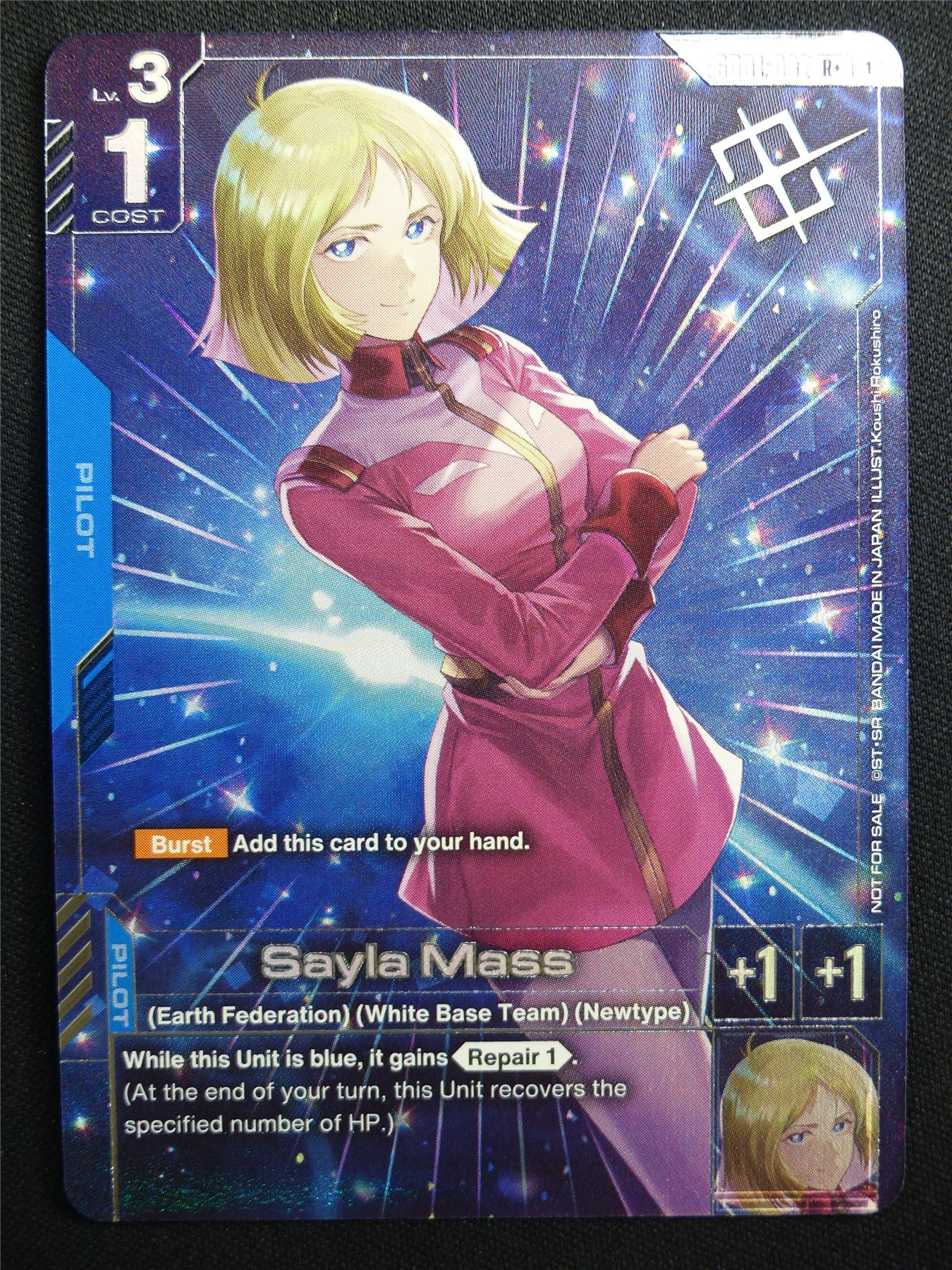 Sayla Mass GD01-087 R+ Foil - Gundam Card #9I
