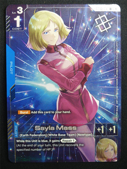 Sayla Mass GD01-087 R+ Foil - Gundam Card #9I