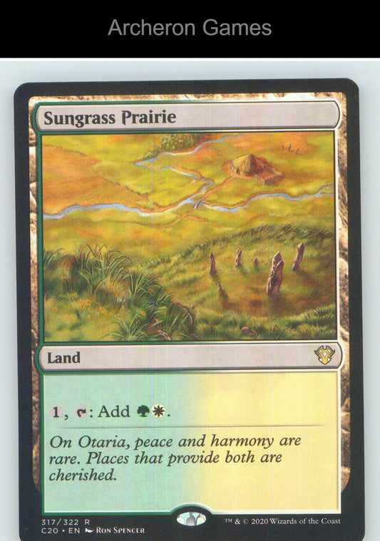 Sungrass Prairie C20 317 R MTG Card NM/EX+