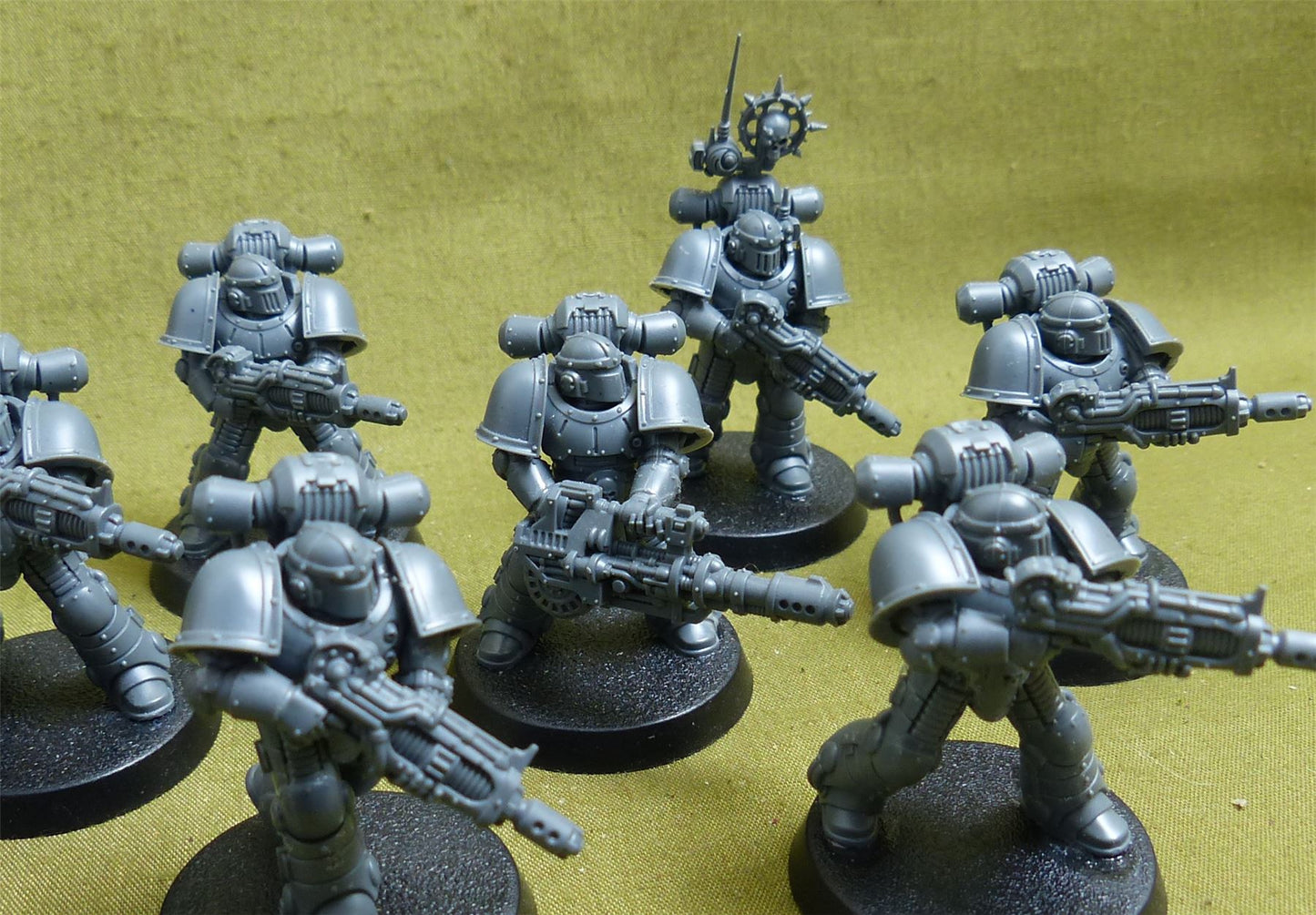 MKII Veteran Squad with Disintegrator Weapons - Adepta Astartes - Warhammer HH #2DU