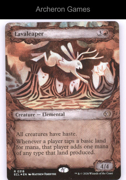 Lavaleaper (Showcase) ECL 318 R MTG Card Lorwyn Eclipsed