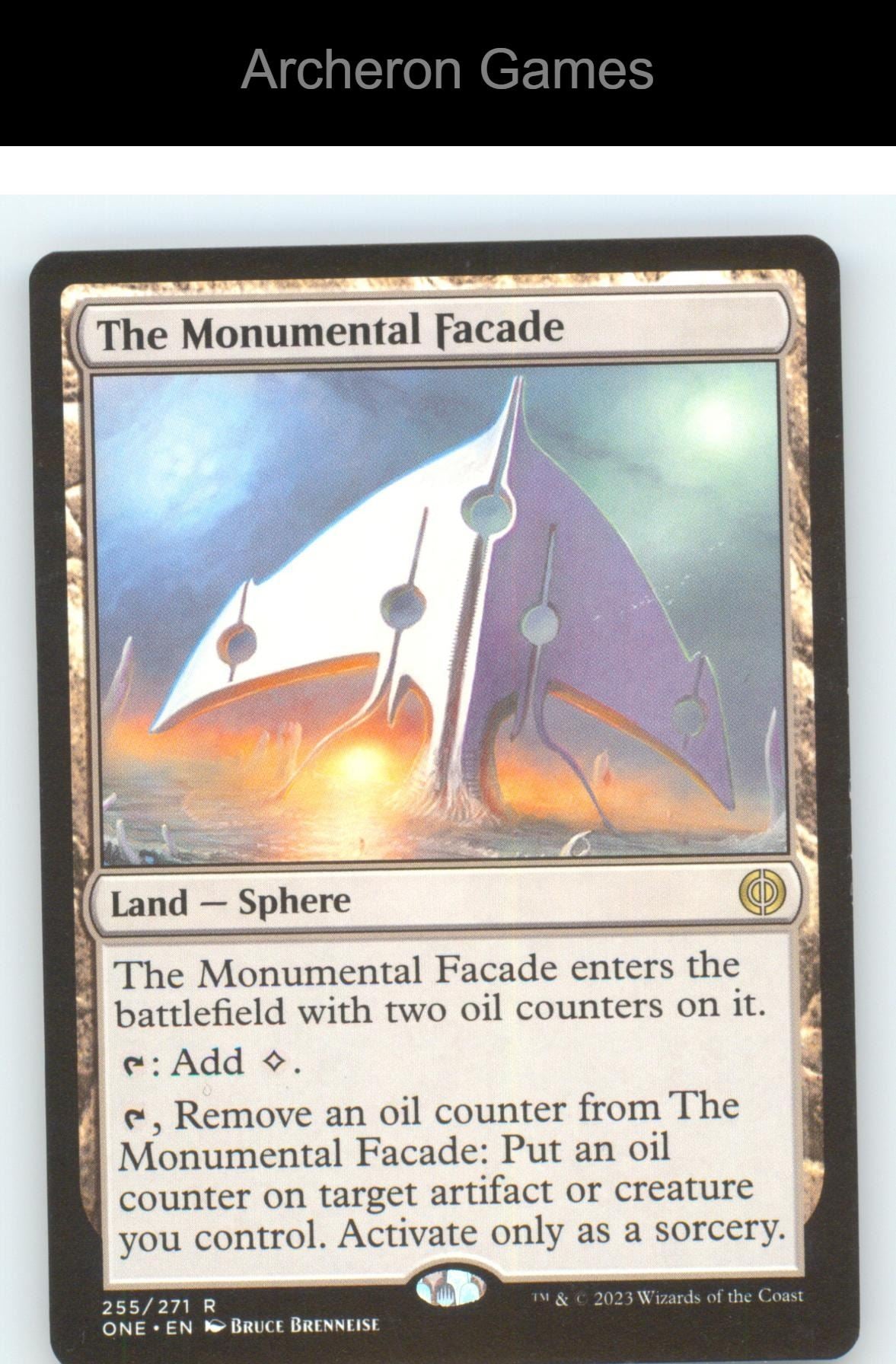 The Monumental Facade ONE 255 R MTG Card NM/EX+
