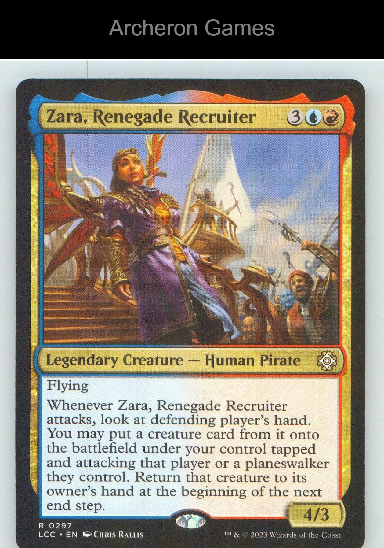 Zara, Renegade Recruiter LCC 297 R MTG Card NM/EX+