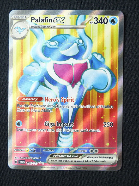 Palafin EX 193/167 Textured Holo - Pokemon Card #63S