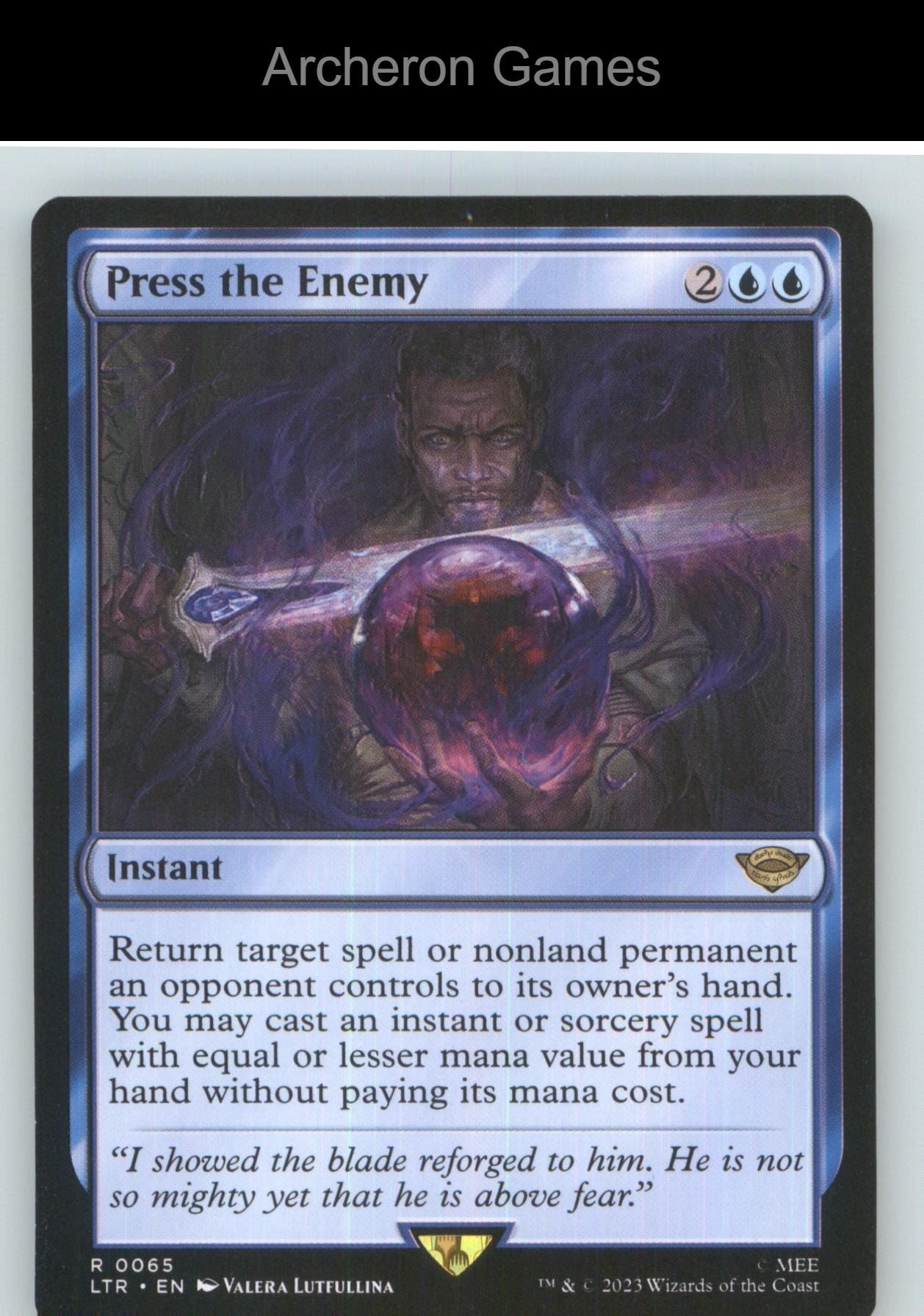 Press the Enemy LTR 65 R MTG Card NM/EX+