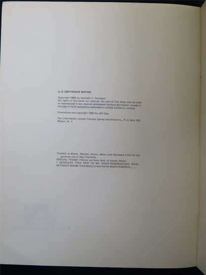 Space Opera: Incedus III An Espionage Mission - Roleplay Booklet #2S7
