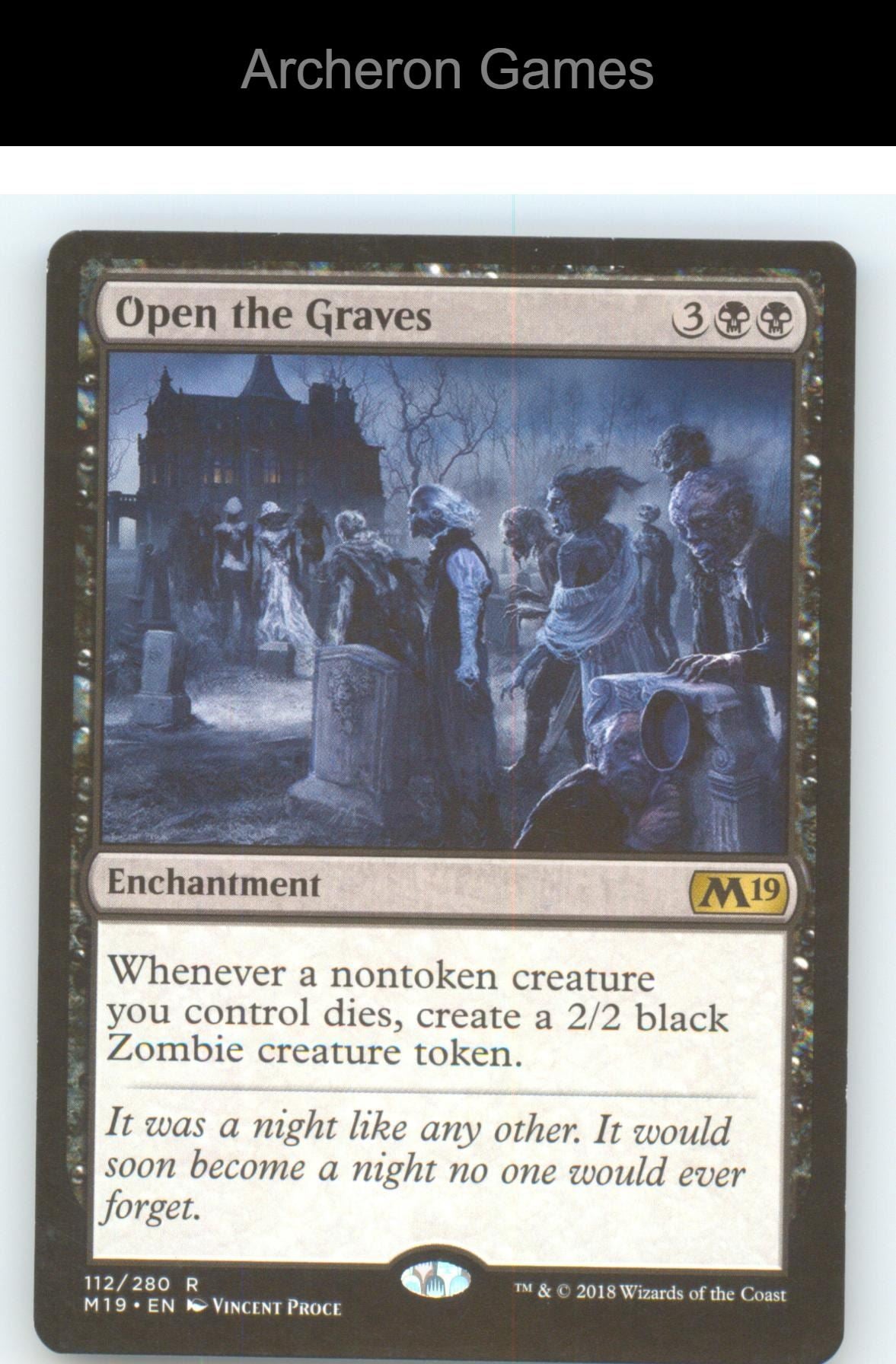 Open the Graves M19 112 R MTG Card NM/EX+