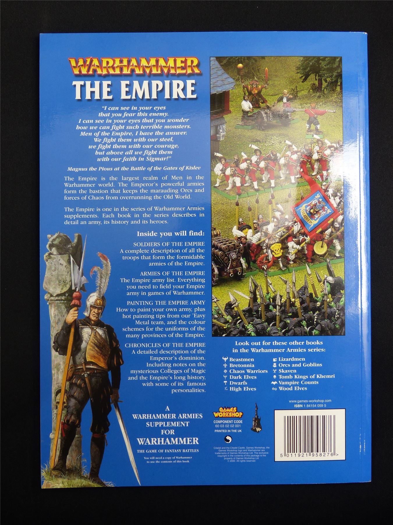 Warhammer Armies: The Empire 6th Edition Softback - Warhammer Old World #1H1