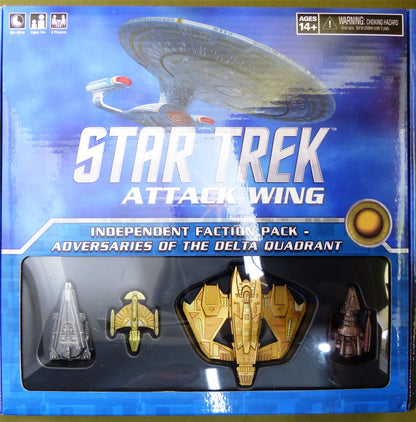 Star Trek Attack Wing: Independent Faction Pack: Adversaries of the Delta Quadrant - Miniatures Games #3B1