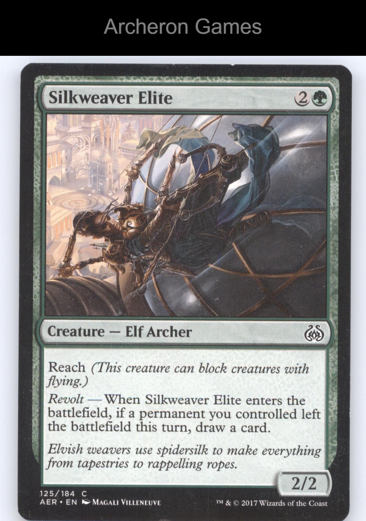 Silkweaver Elite 125 C MTG Card The List Reprints