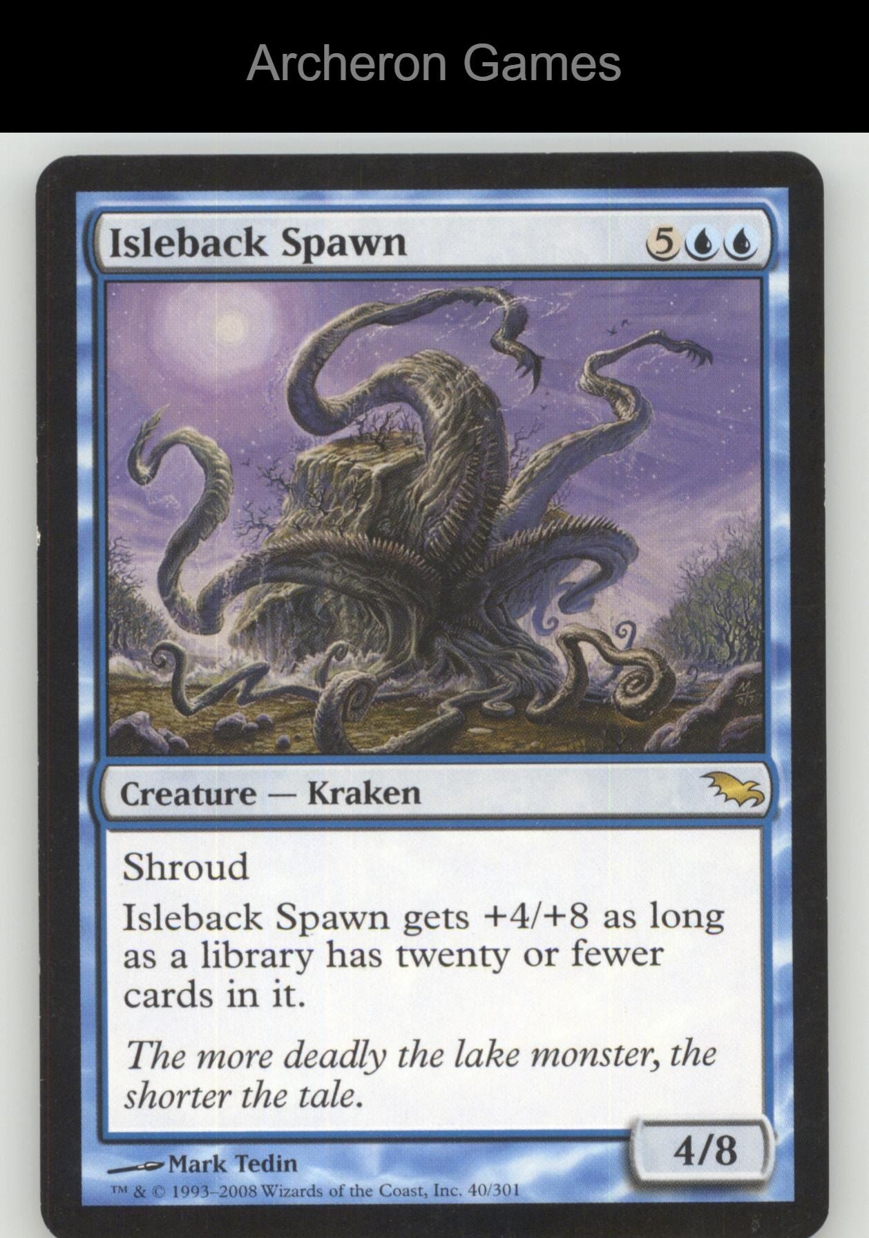 Isleback Spawn 40 R MTG Card Shadowmoor