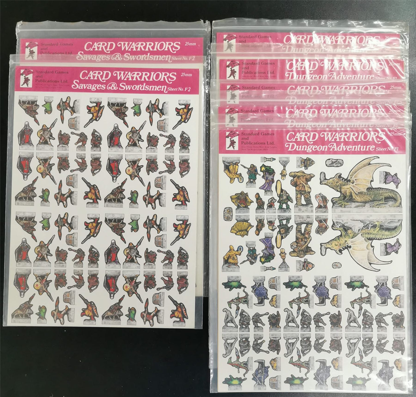 Vintage Card Warriors multi-collection OOP Classic series #QZ
