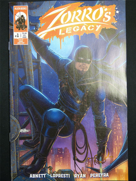ZORRO'S Legacy #1 Cvr B - Jul 2026 Alien Books Comics #21D