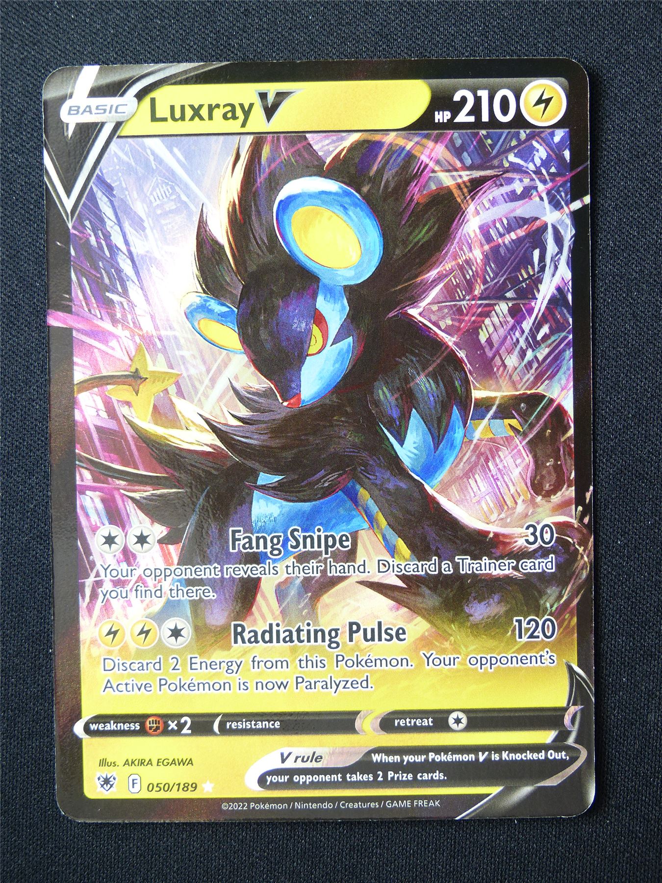 Luxray V 050/189 Holo - Pokemon Card #5YX