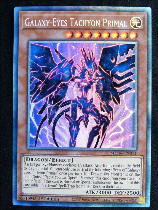 Galaxy-Eyes Tachyon Primal MZTM Collector Rare - 1st ed Yugioh Card #4SZ
