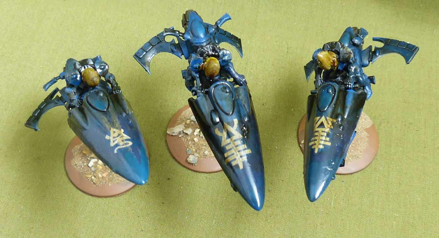 Windriders painted - Aeldari - Warhammer 40K #19H
