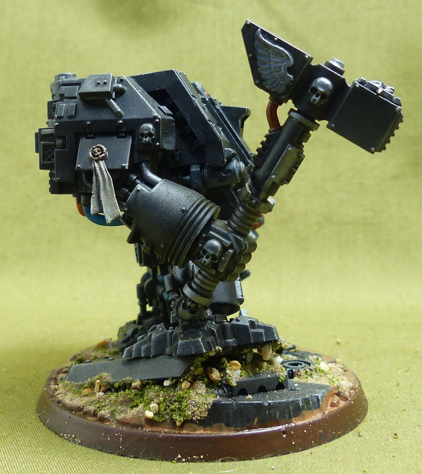 Venerable Dreadnought painted - Iron Hands - Warhammer 40K #1QQ