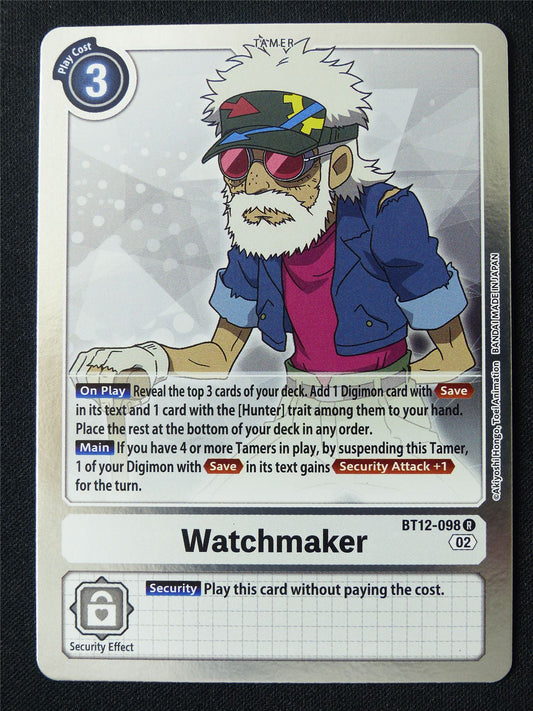 Watchmaker BT12-098 R Foil - Digimon Card #18B