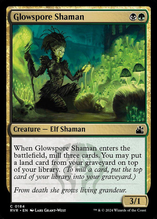 Glowspore Shaman - Ravnica Remastered rvr
