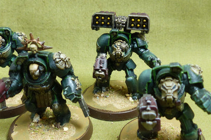 Terminator Squad painted - Dark Angels - Warhammer 40K #3JG