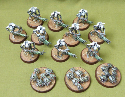 Warriors and Scarab Swarms painted - Necrons - Warhammer 40K #40A