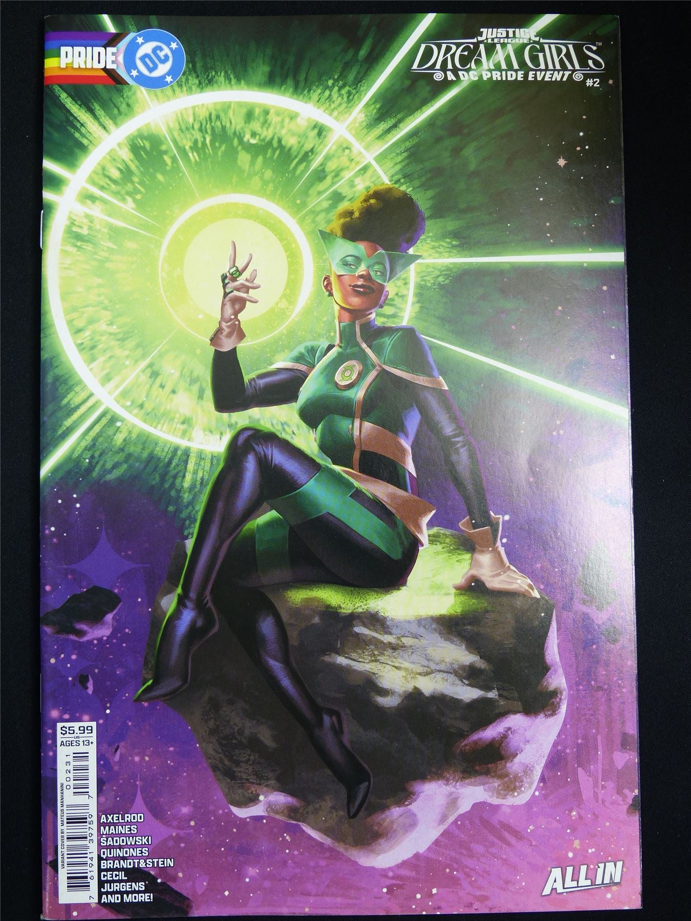 JUSTICE League: Dream Girls DC pride Event #2 Cvr C - DC Comic #3WS