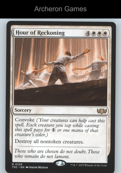 Hour of Reckoning 120 R MTG Card Commander: Tarkir: Dragonstorm