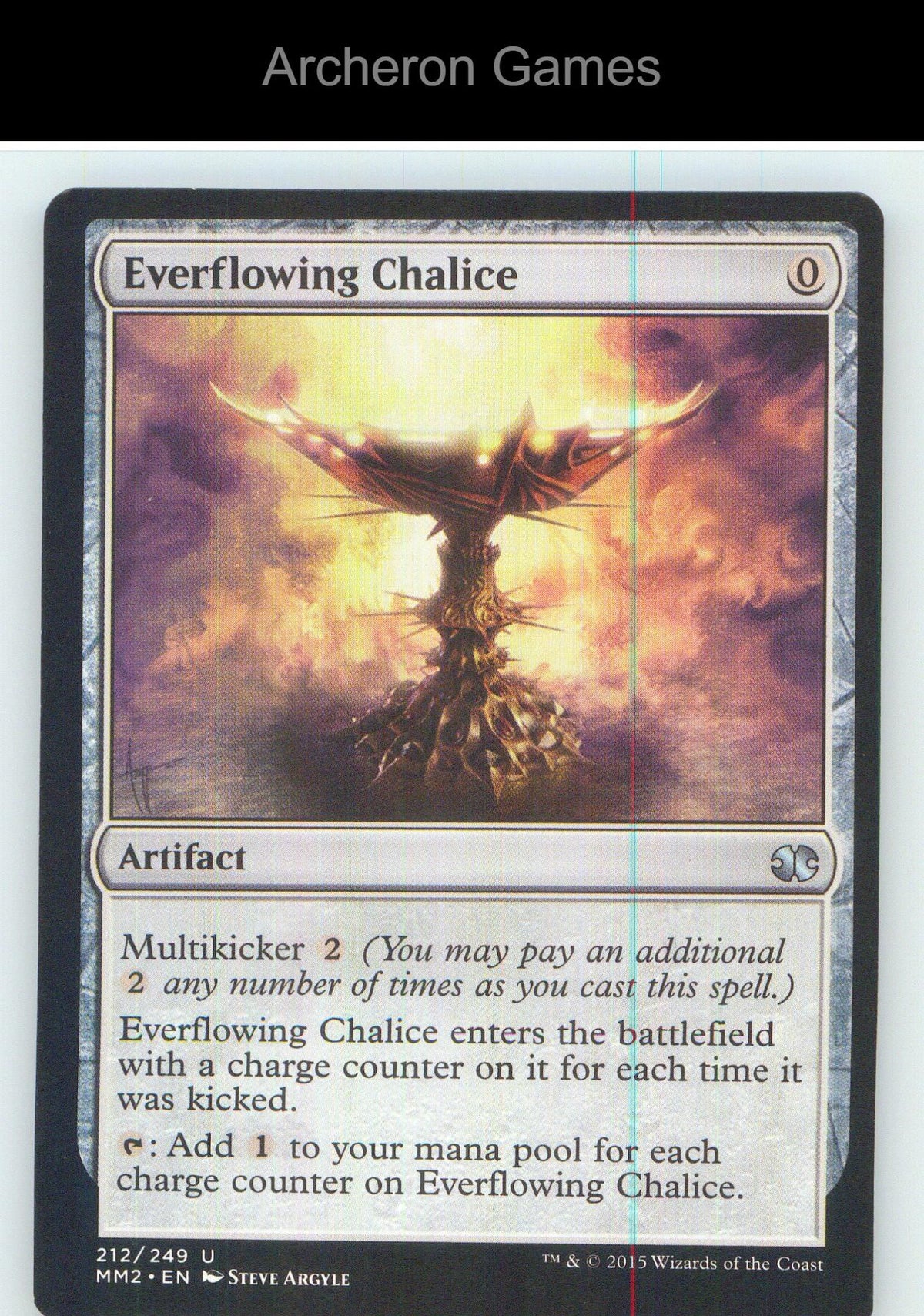Everflowing Chalice MM2 212 UC MTG Card NM/EX+