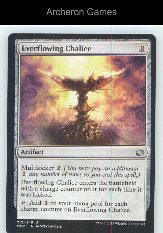Everflowing Chalice MM2 212 UC MTG Card NM/EX+