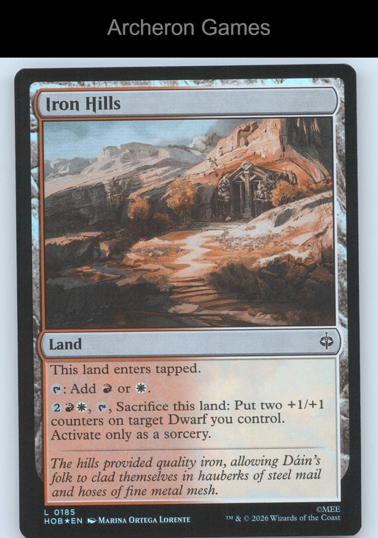 Iron Hills HOB 185 Land MTG Card The Hobbit