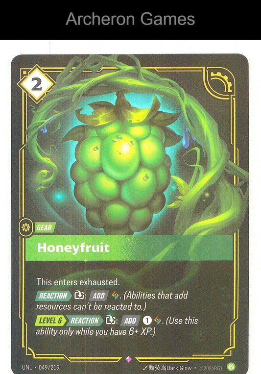 Honeyfruit UNL 049/219 R Unleashed Riftbound Card
