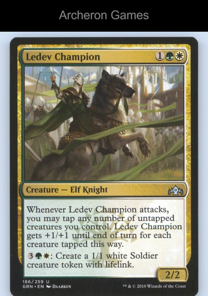 Ledev Champion 186 UC MTG Card Guilds of Ravnica