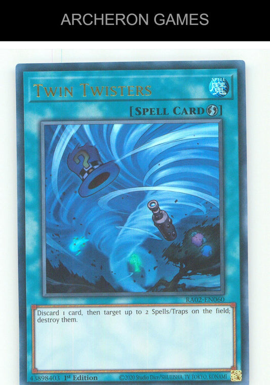 Twin Twisters (UR) UR YUGIOH Card 1st Edition