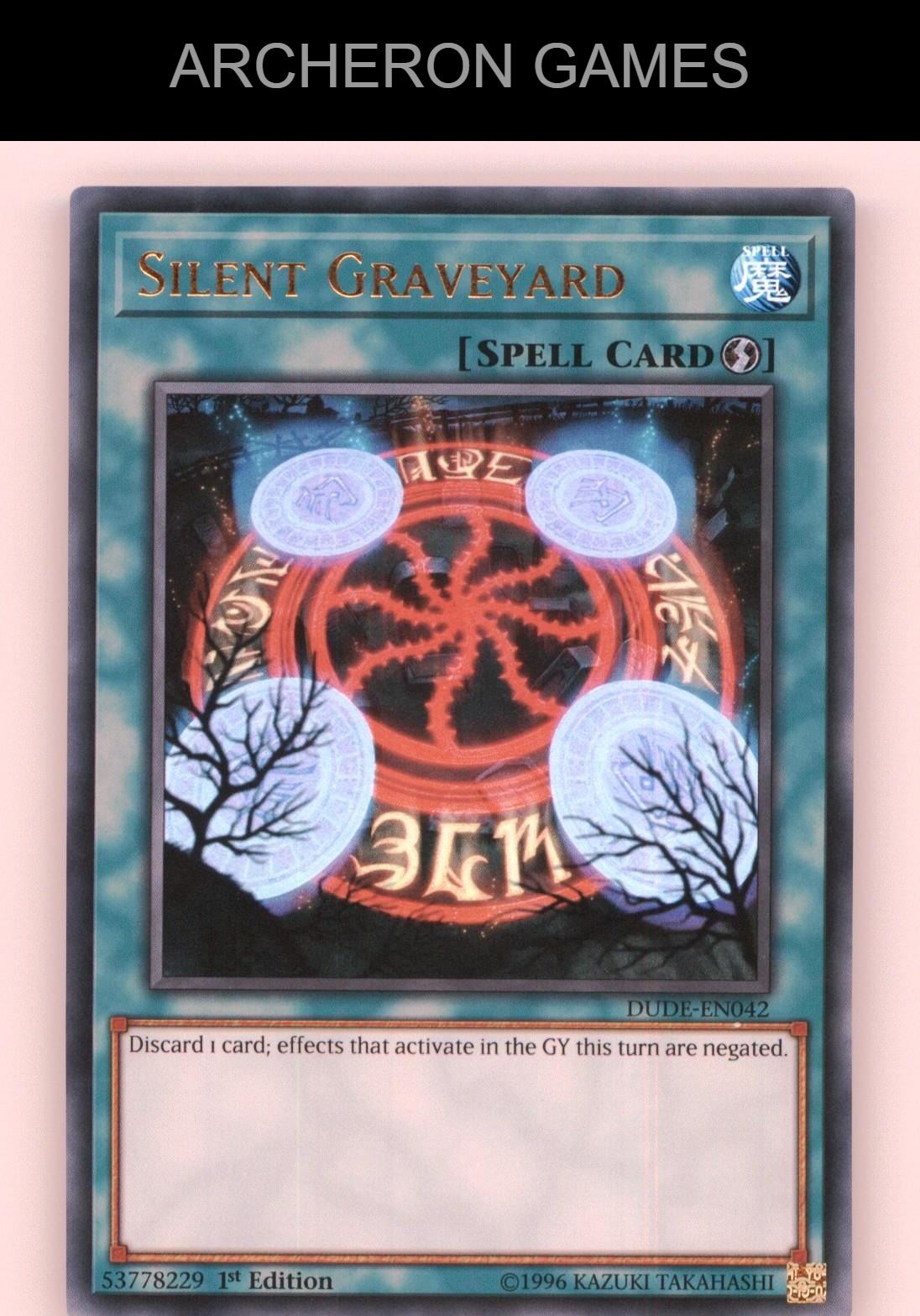 Silent Graveyard Ultra Rare YUGIOH Card