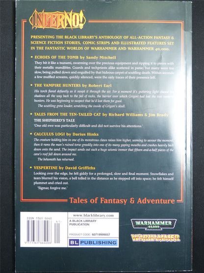 Inferno! Tales of Fantasy and Adventure #41 - Workshop Black Library Publication #1NR