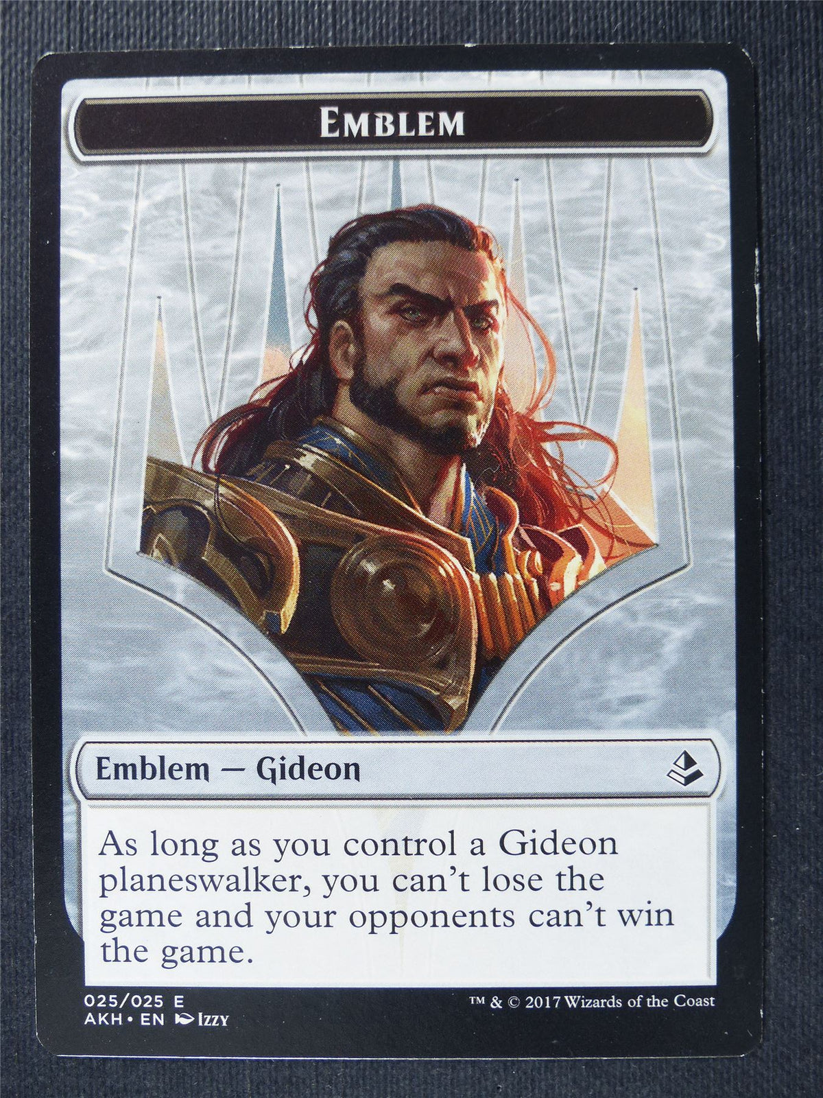 Gideon Emblem / Zombie Token - Mtg Card #1VN